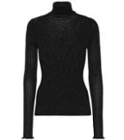 Acne Studios Ribbed Knit Wool Turtleneck Sweater