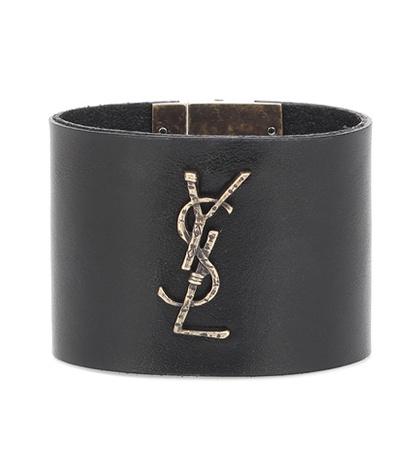 Christian Louboutin Opyum Monogram Leather Bracelet