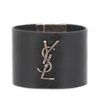 Christian Louboutin Opyum Monogram Leather Bracelet