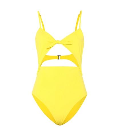 Mara Hoffman Tie Front One-piece Swimsuit