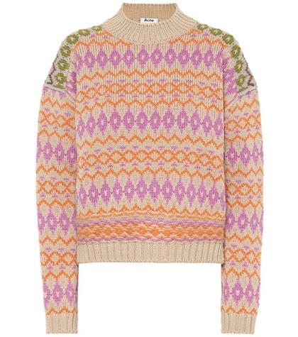Acne Studios Intarsia Wool Sweater