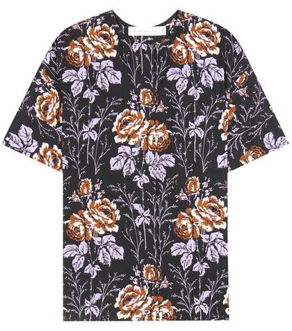 Victoria Beckham Printed Cotton Top
