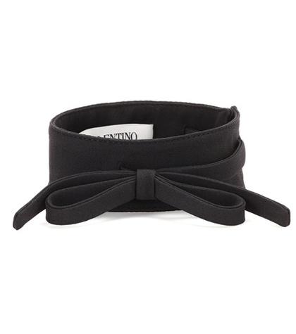 Valentino Virgin Wool And Silk Choker