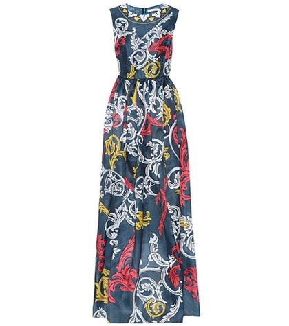 Mary Katrantzou Printed Silk Gown