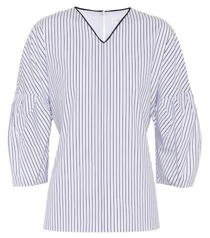 Bottega Veneta Striped Cotton Top