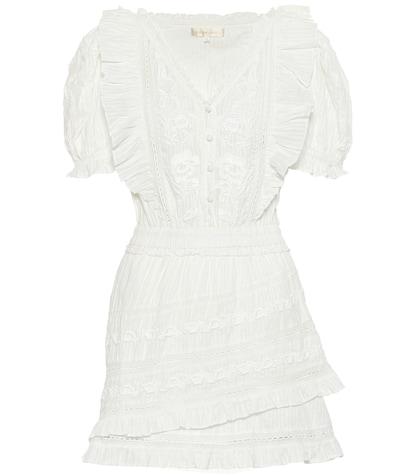 Loveshackfancy Sutton Cotton Minidress