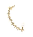 Joanna Laura Constantine Gold-plated Ear Cuff With Swarovski Crystals
