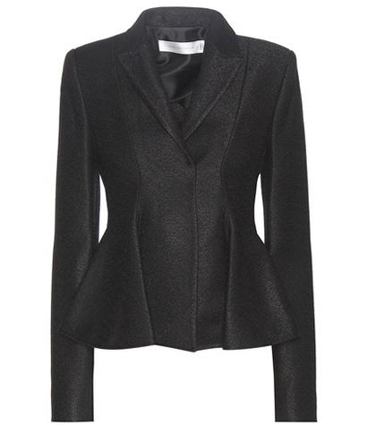Victoria Beckham Virgin Wool-blend Peplum Blazer