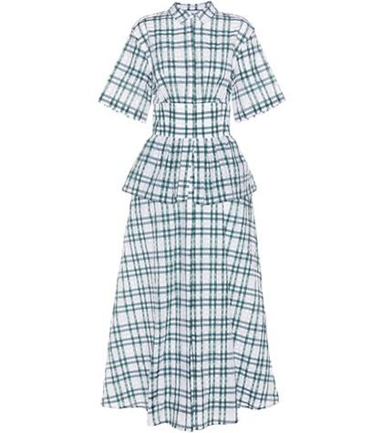 Valentino Boogie Woogie Bugle Boy Check Seersucker Dress