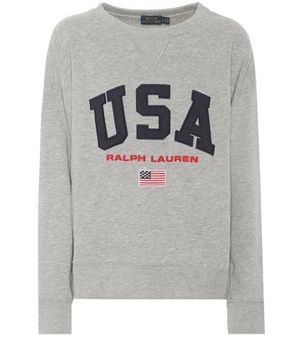 Tod's Appliquéd Jersey Sweatshirt