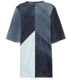 Acne Studios Dylane Patchwork Denim Dress