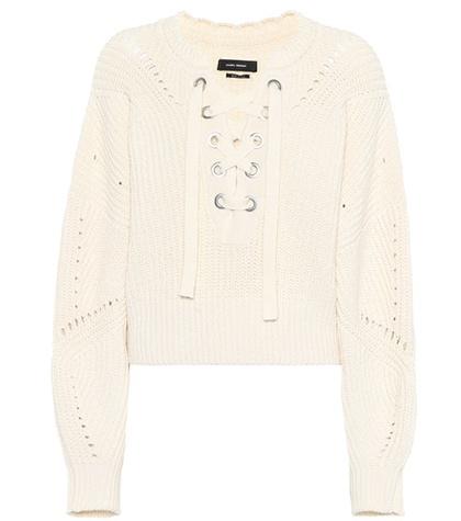 Isabel Marant Laley Lace-up Sweater