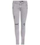 Alexander Mcqueen The Legging Ankle Distressed Jeans