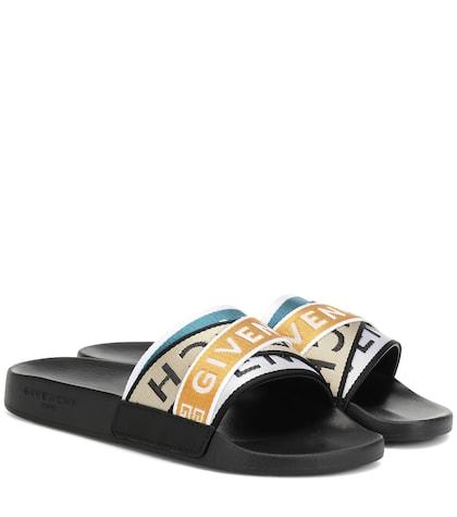 Givenchy 4g Jacquard Slides