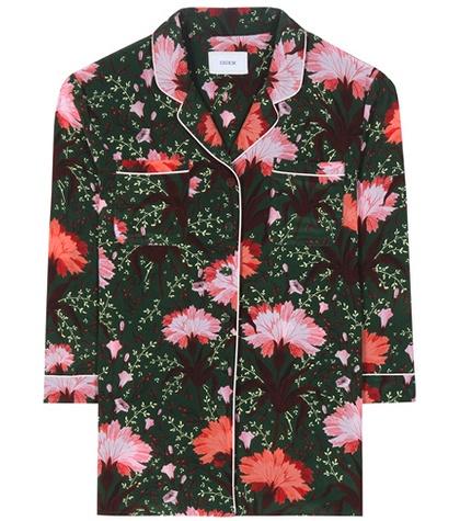 Erdem Ray Floral-printed Silk Blouse