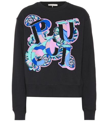 Emilio Pucci Printed Cotton Sweatshirt