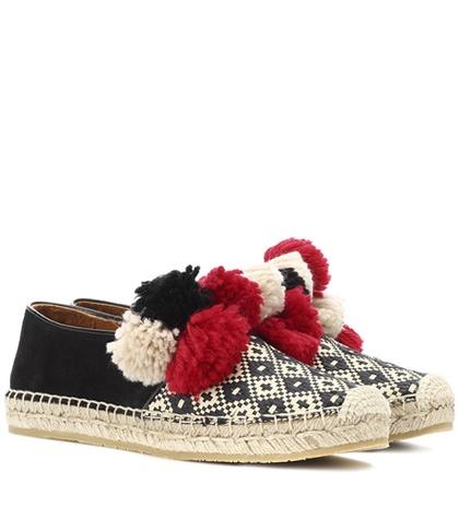 Nike Embellished Canvas Espadrilles