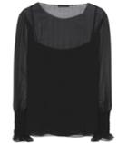The Row Laver Silk Top