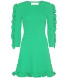 See By Chlo Fitted Ruffle Trim Dress