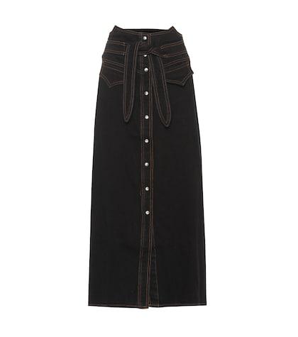 Nanushka Alma Denim Skirt