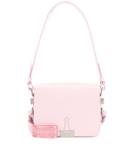 Linda Farrow Binder Clip Leather Shoulder Bag
