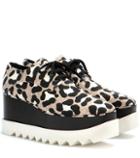 Chlo Elyse Printed Platform Derby Shoes