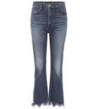 3x1 Frayed Flare Jeans