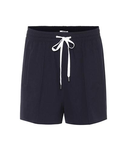 Miu Miu Wool-blend Shorts