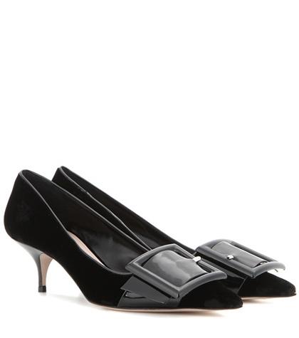 Miu Miu Velvet Kitten-heel Pumps