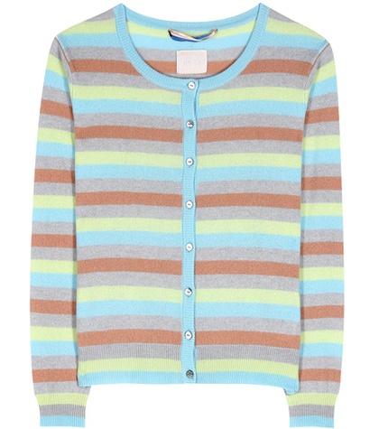 81hours Clyde Striped Cashmere Cardigan