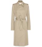 Saint Laurent Cotton And Linen Trench Coat