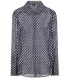 Edun Printed Silk Blouse