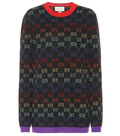 Gucci Gg Wool Jacquard Sweater