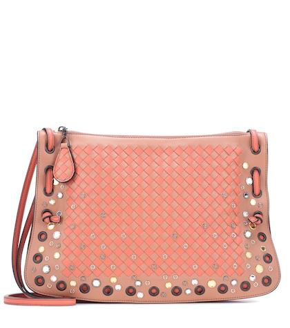 Asceno Intrecciato Leather Crossbody Bag