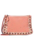 Asceno Intrecciato Leather Crossbody Bag