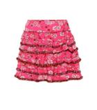 Poupette St Barth Bibi Floral-printed Miniskirt