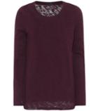 Gianvito Rossi Distressed Slub Jersey Top