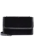 Versace Falabella Velvet Shoulder Bag