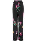 Etro Floral-printed Satin Trousers