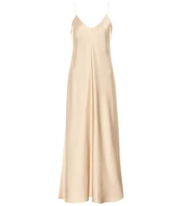 Aquazzura Guinevere Silk-satin Slip Dress