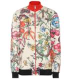 Gucci Printed Silk Bomber Jacket