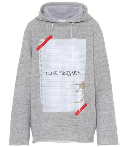 Calvin Klein 205w39nyc Printed Cotton Hoodie