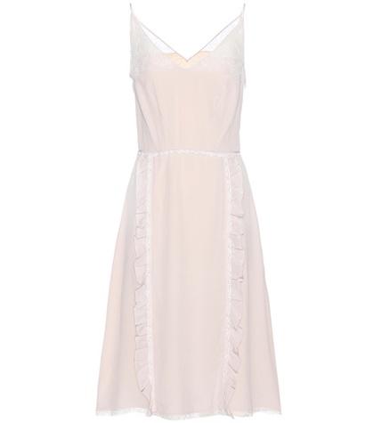 Prada Ruffled Silk Dress