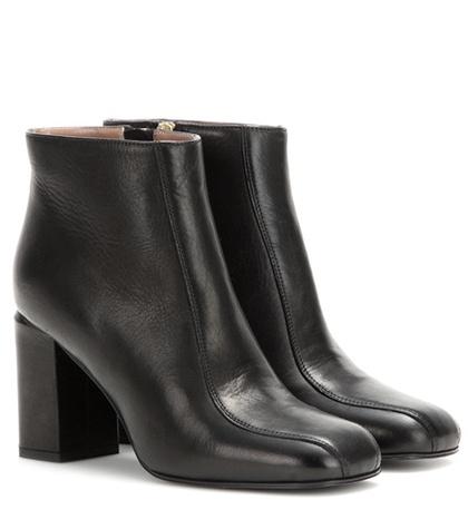 Valentino Leather Ankle Boots