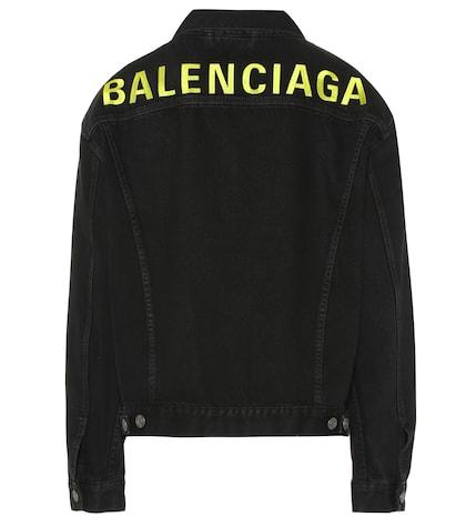 Malone Souliers Logo Oversized Denim Jacket