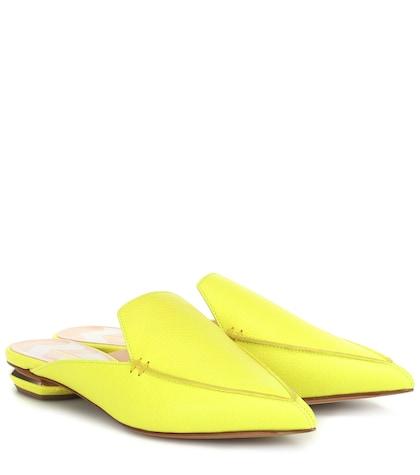 Salvatore Ferragamo Beya Leather Mules