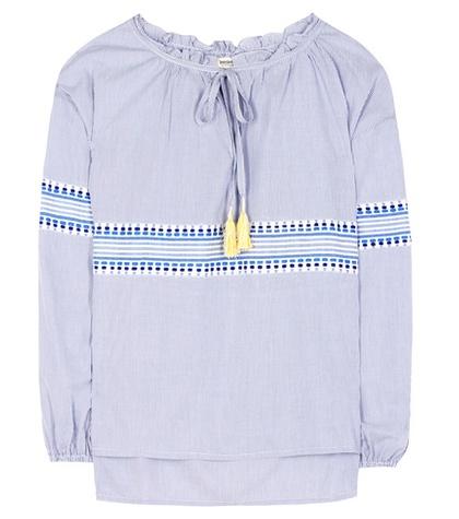 Atm Anthony Thomas Melillo Mwali Poet Cotton-blend Shirt