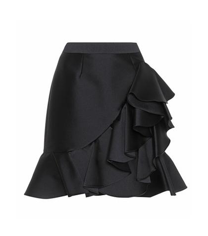 Stella Mccartney Cotton And Silk-blend Skirt