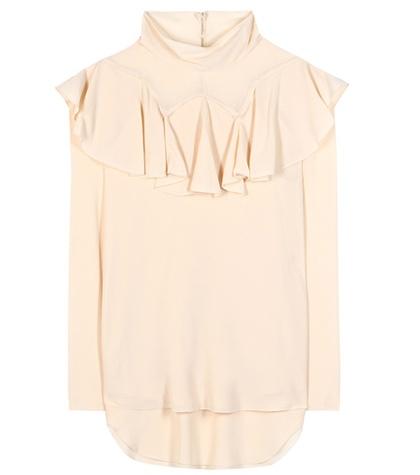 Christopher Kane Ruffled Silk Blouse