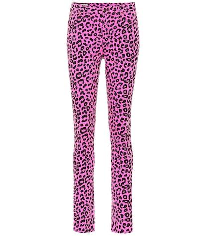 Isabel Marant Leopard High-rise Skinny Jeans